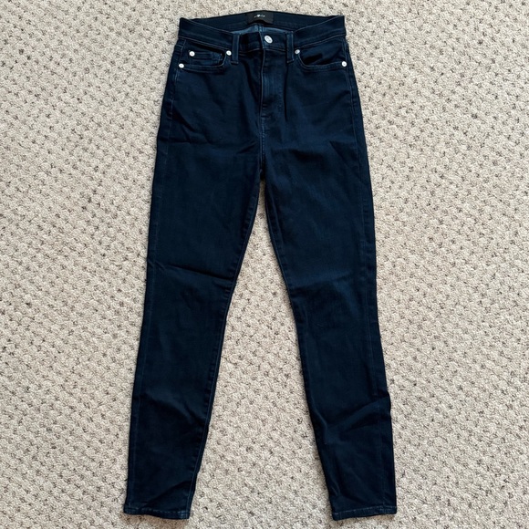 7 For All Mankind Denim - 7 For All Mankind the high waist ankle skinny jeans